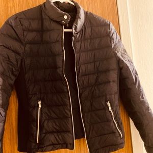 Woman Zara puffer jacket Dark blue excellent condition